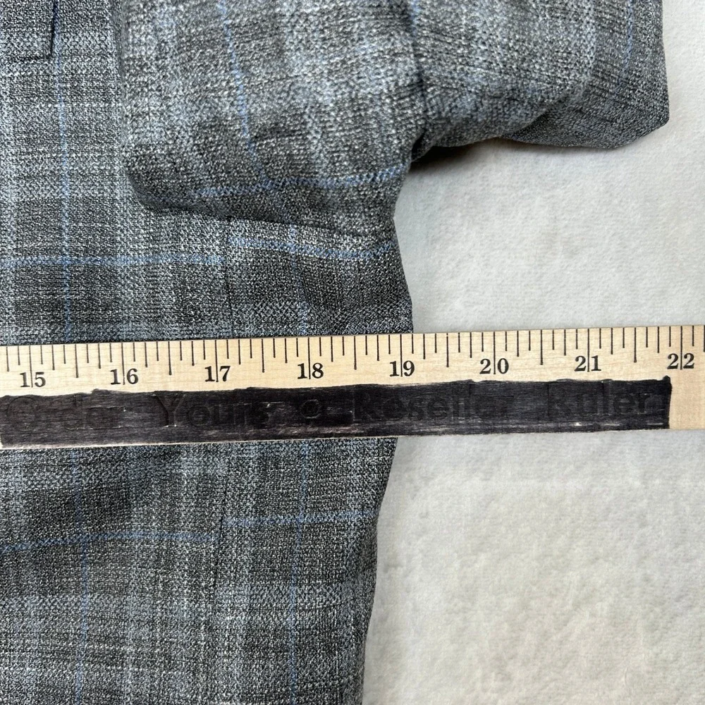 Tommy Hilfiger Modern-Fit Sport Coat Mens 38R 38 Gray Plaid‎ $295 NEW